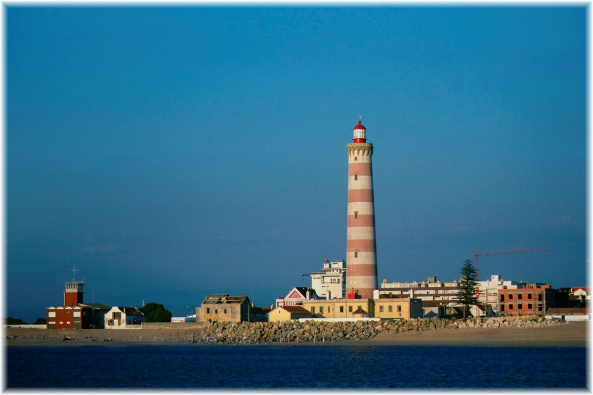 Portugal, Leuchtturm von Aveiro, Barra Strand