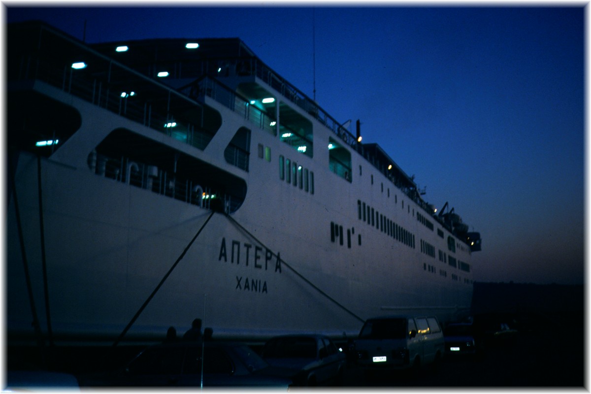 Früh morgens im Hafen von Chania auf Kreta