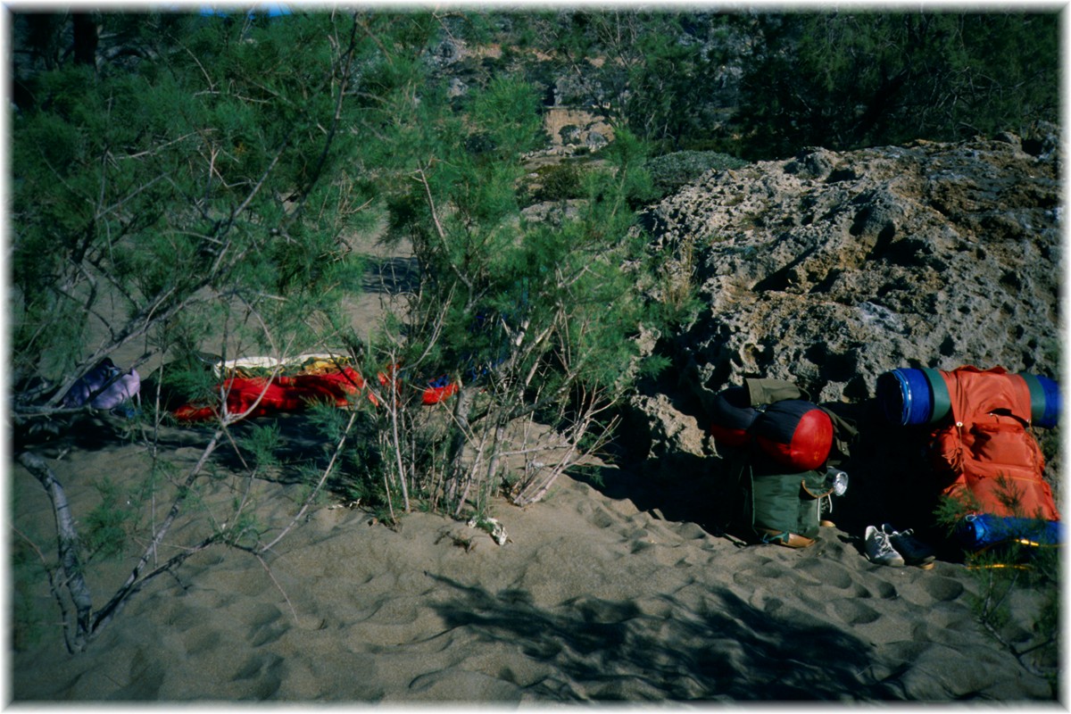 Übernachten am Strand