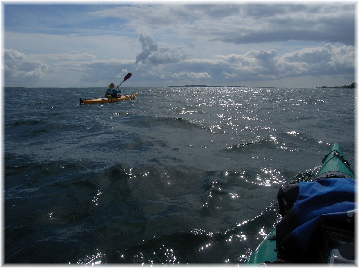 Kajak auf der Ostsee