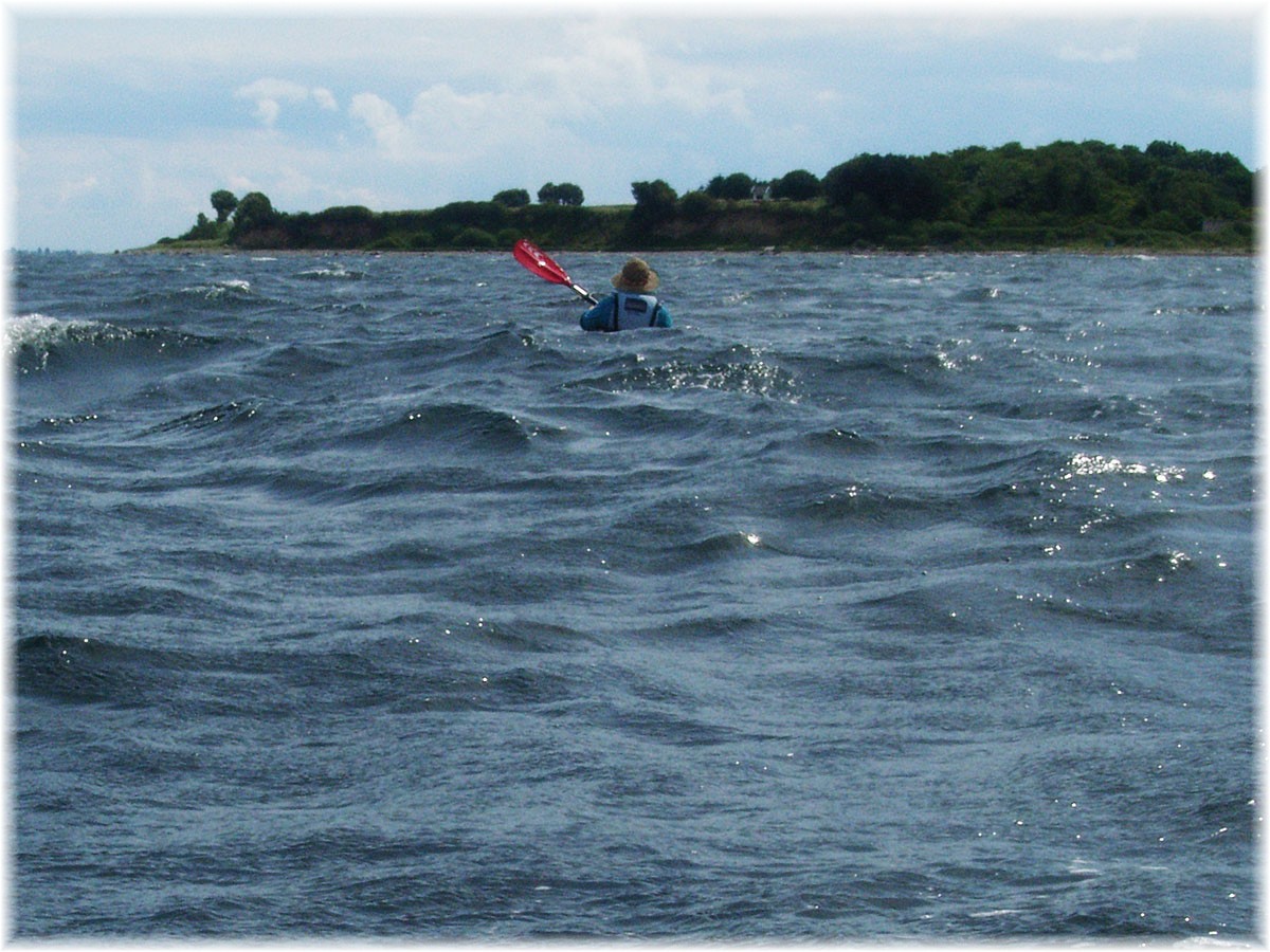 Kajak auf der Ostsee