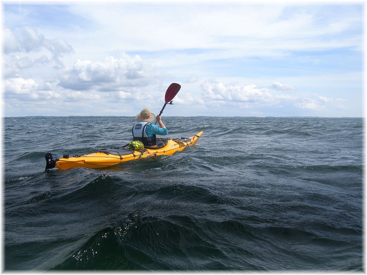 Kajak auf der Ostsee