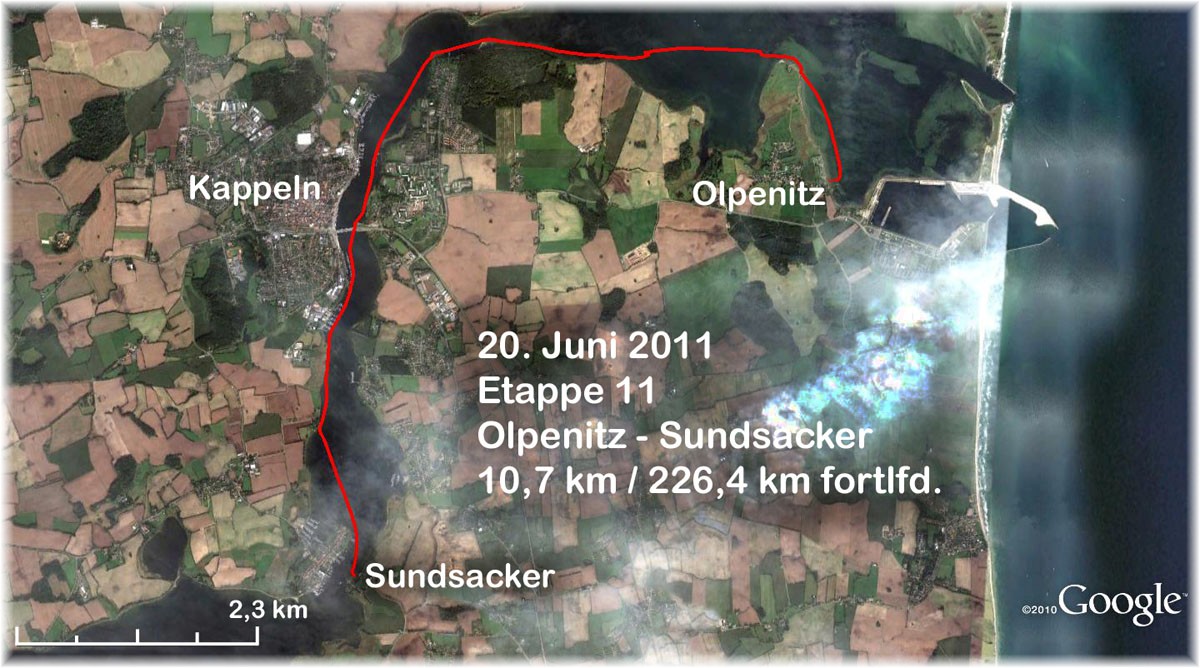 Etappenübersicht