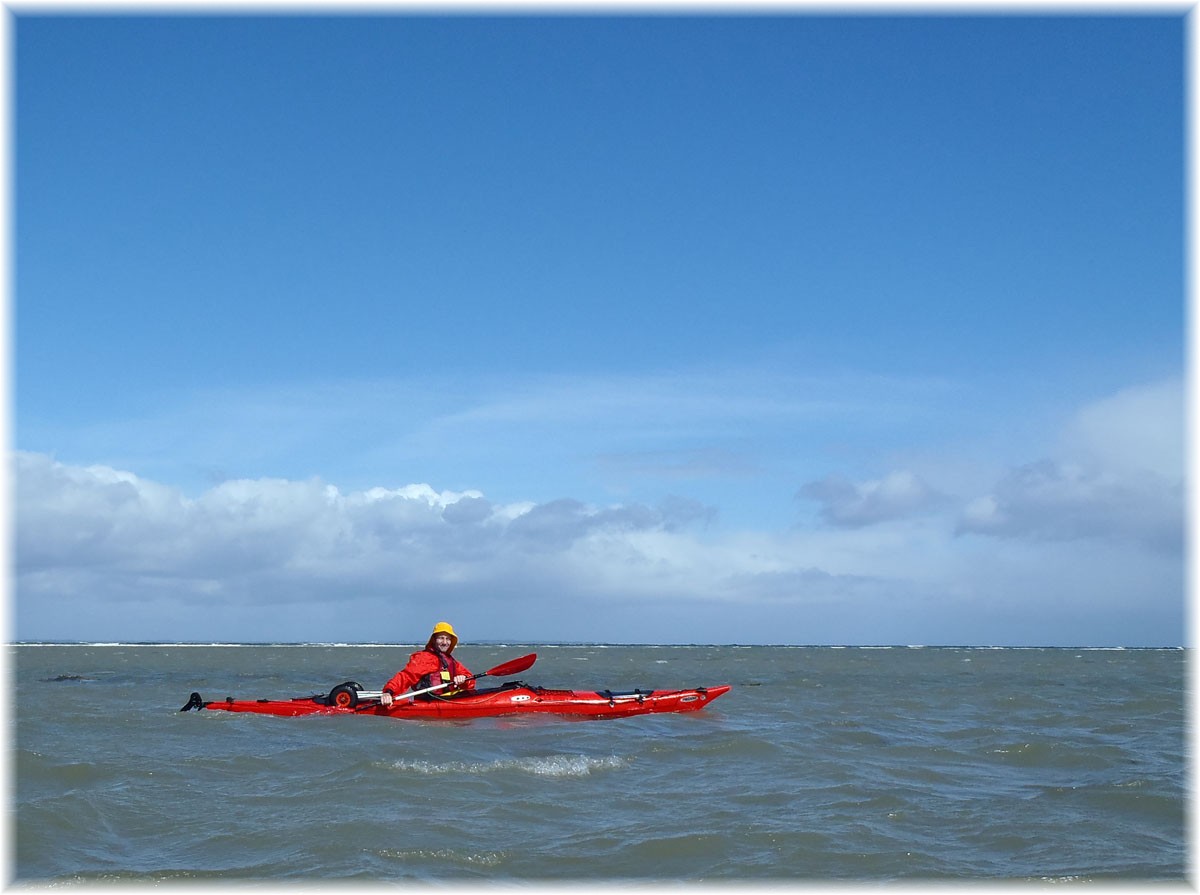 Kajak auf der Ostsee, Dänemark