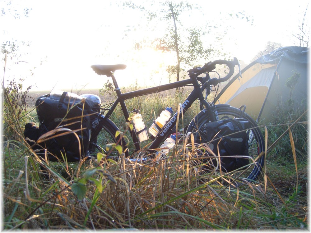 Velotraum in der Wildnis nördlich von Frankfurt am Main